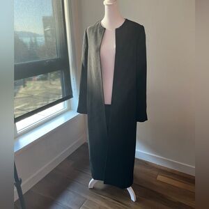 Tom Ford Open Front Black Women's topper Coat Size 42